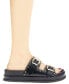 Фото #6 товара Women's Barah Chunky Footbed Double Buckle Slip-On Sandals