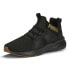 Фото #2 товара Puma Contempt Demi Remix Mesh Running Mens Black Sneakers Athletic Shoes 378499