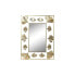 Зеркало настенное DKD Home Decor Зеркало Золотой Металл Алюминиевый Лист растения (71 x 1 x 97 см) - фото #1
