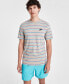 Фото #3 товара Men's Sportswear Club Stripe T-Shirt