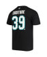 Фото #4 товара Men's Logan Couture Black San Jose Sharks Alternate Jersey Logo Name and Number T-shirt