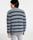 Фото #2 товара Men's Tyler Regular-Fit Striped Cardigan, Created for Macy's