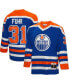 Men's Grant Fuhr Royal Edmonton Oilers 1986 Blue Line Player Jersey