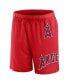 Фото #3 товара Men's Red Los Angeles Angels Clincher Mesh Shorts