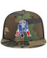 Фото #3 товара Men's Camo New England Patriots Throwback Main Trucker 9FIFTY Snapback Hat