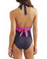 Фото #2 товара Boden Bow Detail Halter Swimsuit Women's