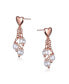 Фото #1 товара Sterling Silver Gold Plated Heart Shape Pearl Drop Earrings