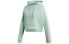 Фото #1 товара Толстовка adidas originals Cropped Hoodie, женская, зеленая