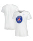 Фото #1 товара Women's White Paris Saint-Germain Club Crest T-shirt