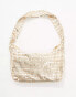 ASOS DESIGN chainmail shoulder bag in gold