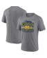 ფოტო #1 პროდუქტის Men's Heather Gray Michigan Wolverines College Football Playoff 2023 National Champions Hometown Tri-Blend T-shirt