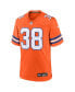 Men's Jaleel McLaughlin Orange Denver Broncos Mile High Collection 1977 Throwback Player Game Jersey