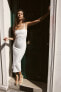 Фото #1 товара Платье stretch с вышивкой ZARA