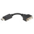 Фото #2 товара Tripp P134-000 DisplayPort to DVI-I Adapter Cable (M/F) - 6 in. (15.2 cm) - 0.15 m - Displayport - DVI-I - Male - Female - 1920 x 1200 pixels