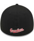 Фото #5 товара Men's Black Cleveland Guardians Logo 39THIRTY Flex Hat