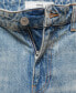 ფოტო #6 პროდუქტის Women's Straight Low-Waist Jeans