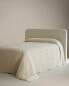 Creased-effect bedspread Бежевый, 230 x 250 cm** **230 x 250 cm - фото #8