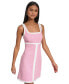 Women's Slub-Knit Jacquard Dress