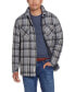 Фото #6 товара Men's Sherpa Lined Flannel Shirt Jacket