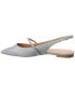 Фото #2 товара Stuart Weitzman Crystalline Mesh Slingback Flat Women's