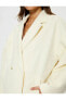 Фото #40 товара Пальто Koton Oversize Buttoned Wrap ed Soft Texture