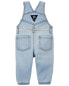 Фото #9 товара Baby Stretchy Knit Denim Overalls 12M