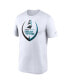 Men's White Carolina Panthers Icon Legend Performance T-shirt