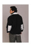 Men's Sherpa Fleece Jacket Black / White