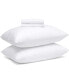 Фото #1 товара Breathable Microfiber Pillow Protector with Zipper – White (4 Pack)