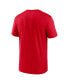 Фото #2 товара Men's Red Kansas City Chiefs 2023 AFC Champions Iconic T-shirt