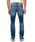 Buffalo Men's Slim Ash Veined and Worked Jeans