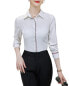 Фото #1 товара Топ для женщин Bossy Chic Shirt 95% Полиэстер, 5% Спандекс белого цвета