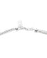 Фото #4 товара Herringbone Link Rondelle 17" Chain Necklace in Sterling Silver