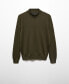 Фото #9 товара Men's 100% Merino Wool Zipper Collar Sweater