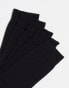 Фото #4 товара New Look 5 pack socks in black