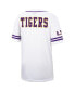 Фото #4 товара Men's White, Purple LSU Tigers Free Spirited Baseball Jersey