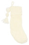 Cuffed 284107 Knit Stocking In Ivory. One Size