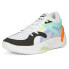 Фото #2 товара Puma Trc Blaze Court Basketball Mens White Sneakers Athletic Shoes 37658224