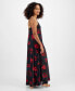 Women's Floral Satin Nightgown, Created for Macy's