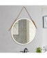 Bathroom LED Mirror 24 Inch Round Bathroom Mirror With Lights Smart 3 Lights Dimmable