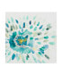 Фото #1 товара June Erica Vess Starburst Floral I Canvas Art - 27" x 33"
