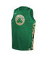 Big Boys Kelly Green Boston Celtics Courtside Starting Five Team Jersey