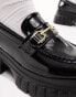Фото #9 товара ASOS DESIGN Magnus chunky loafers in black patent