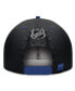 Фото #1 товара Branded Men's Black/Blue Toronto Maple Leafs Authentic Pro Alternate Jersey Snapback Hat