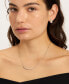 ფოტო #3 პროდუქტის Adjustable Crystal Curved Bar Pink Cultivated Pearl Necklace