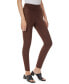 Фото #3 товара Women's Faux Suede Pull On Slim Ankle Pants