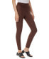 ფოტო #3 პროდუქტის Women's Faux Suede Pull On Slim Ankle Pants