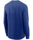 Фото #2 товара Men's Royal New York Giants Primary Logo Long Sleeve T-shirt
