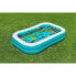 Inflatable Paddling Pool for Children Bestway 3D Multicolour 262 x 175 x 51 cm 2 persons