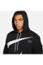 Фото #7 товара Толстовка Nike Sportswear Swoosh Pullover Semi-Brushed-Back Erkek Siyah Sweatshirt DD6011-010